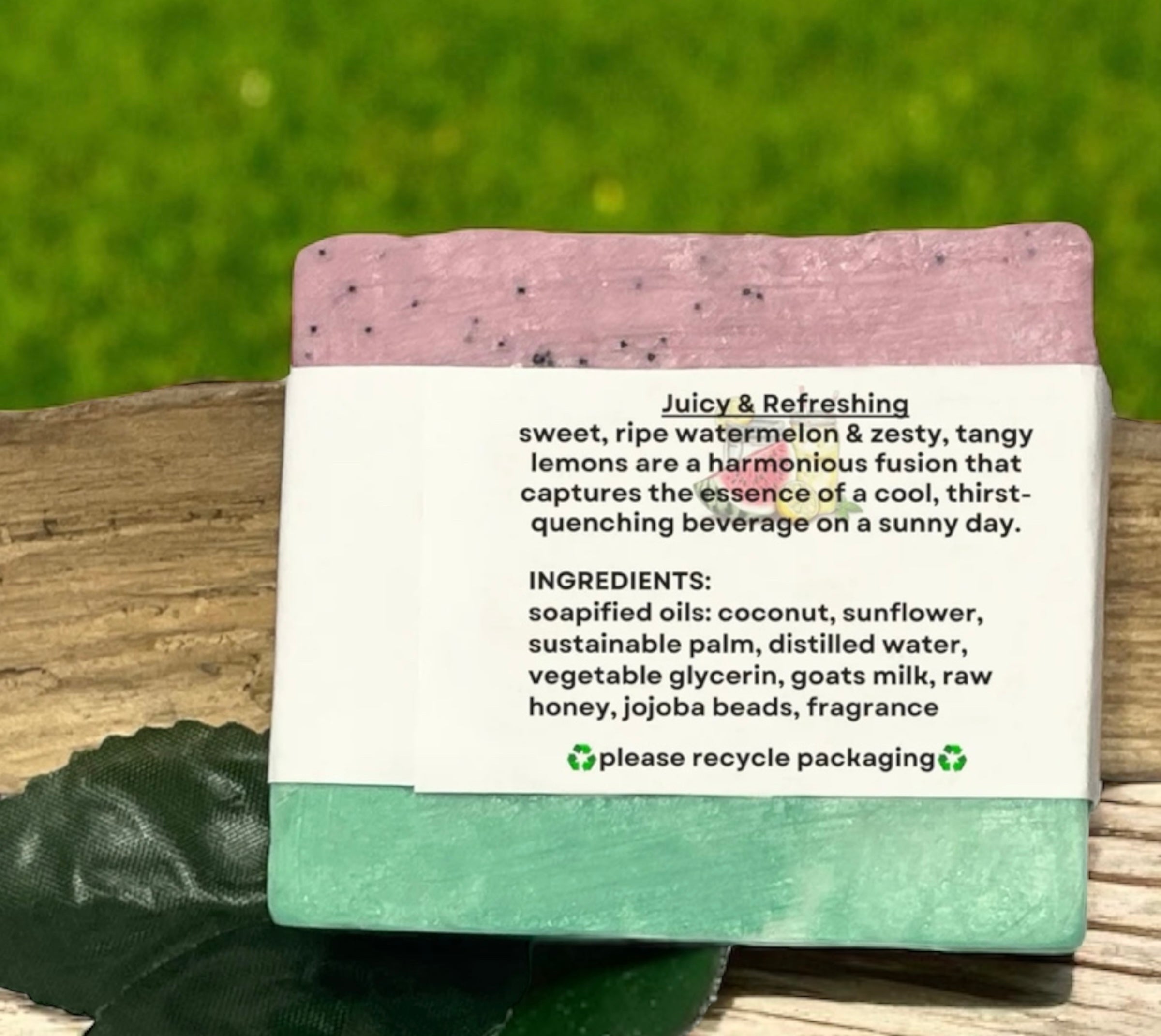 Watermelon Lemonade Goats Milk Soap