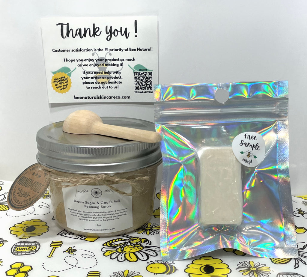 Brown Sugar & Goat's Milk Foaming Scrub