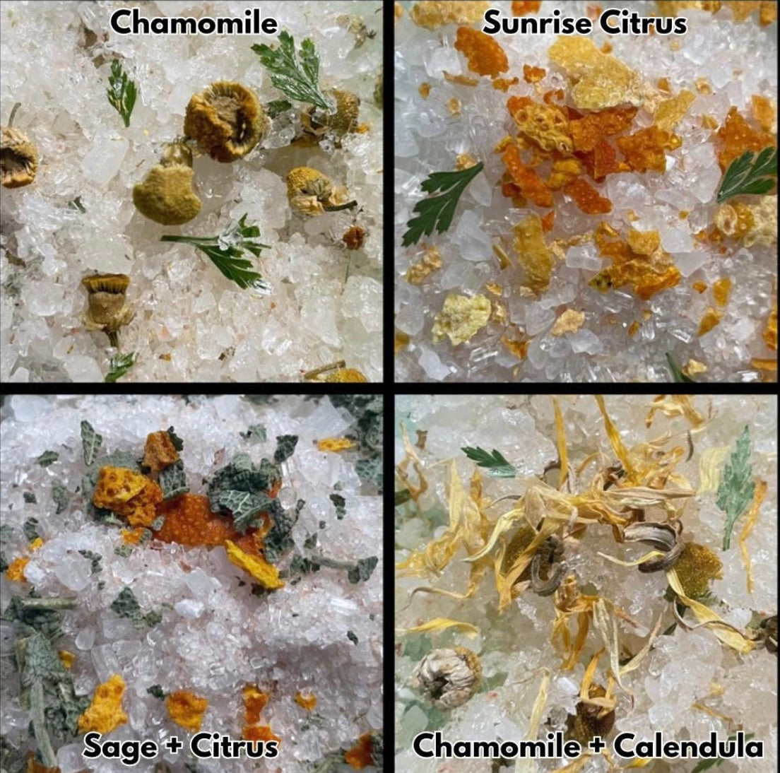 Essential Oil Salt Soaks