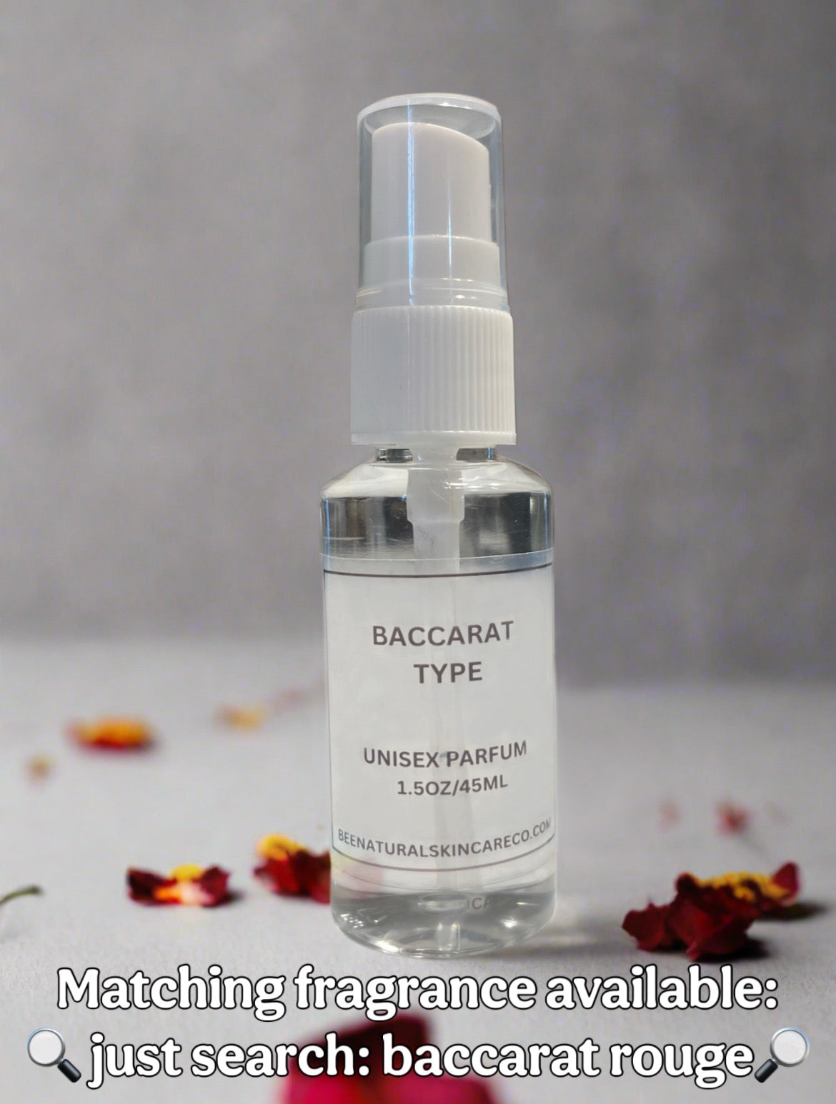 Baccarat Rouge Type Coconut & Rose Petal Powder Parfum Soap