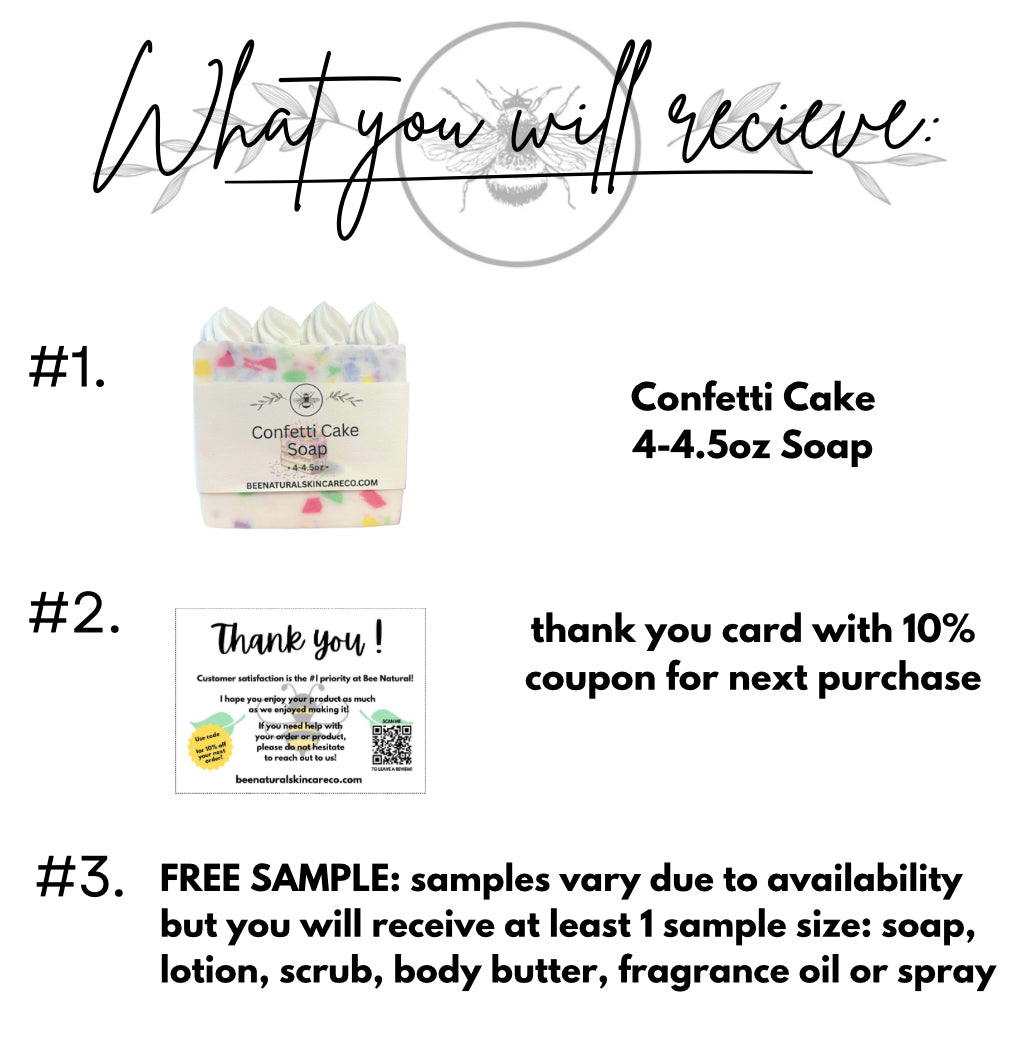 Confetti Cake Soap