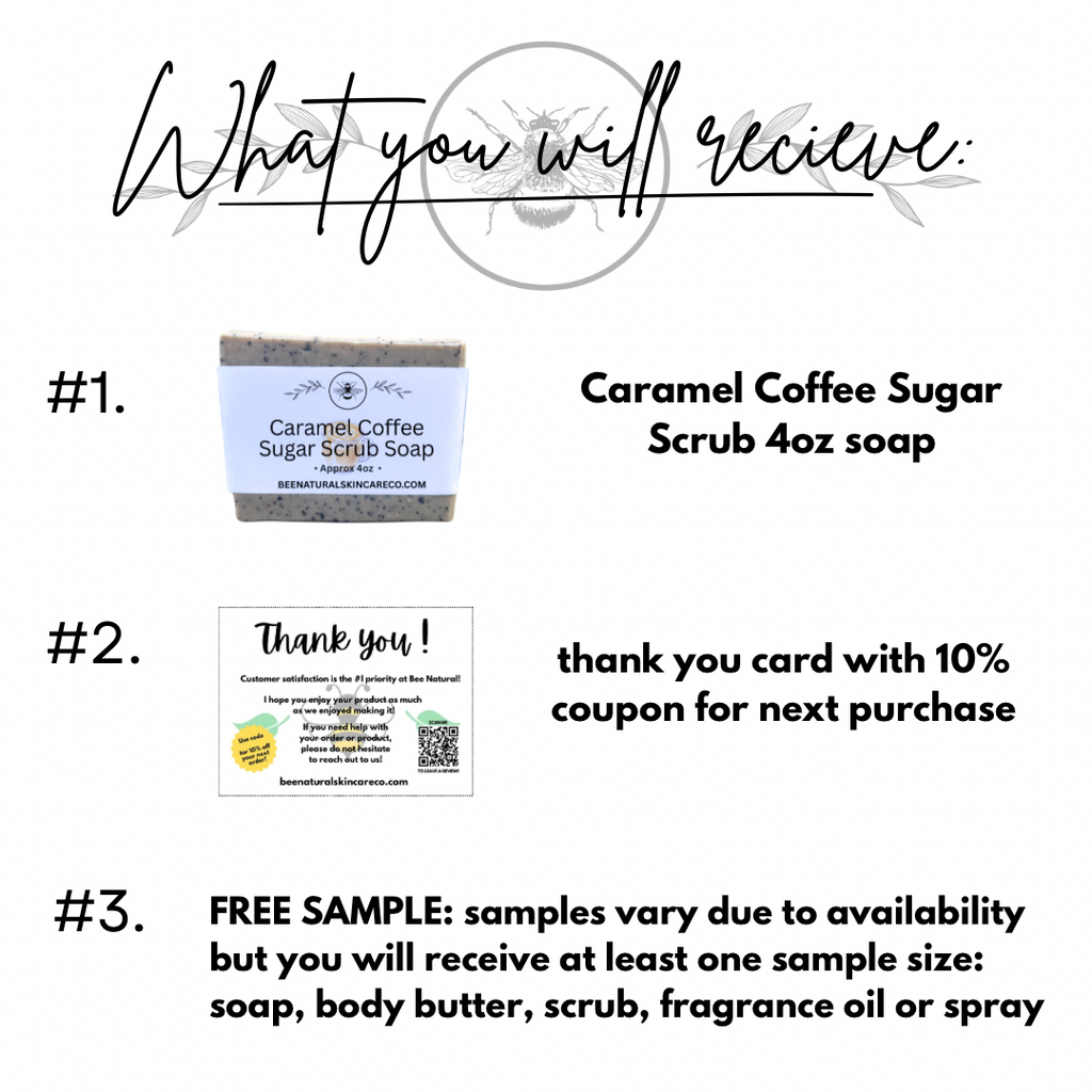 Caramel Coffee Scrub Soap