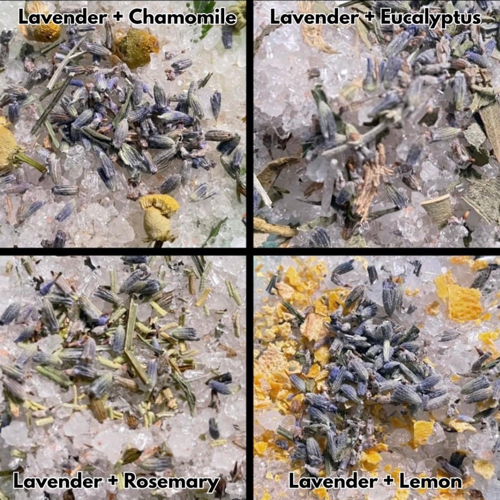 Essential Oil Salt Soaks