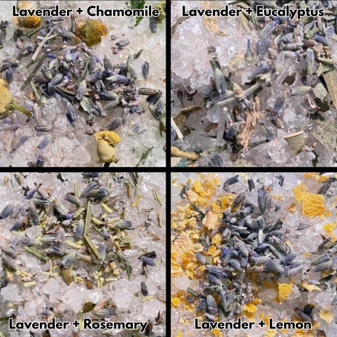 Essential Oil Salt Soaks