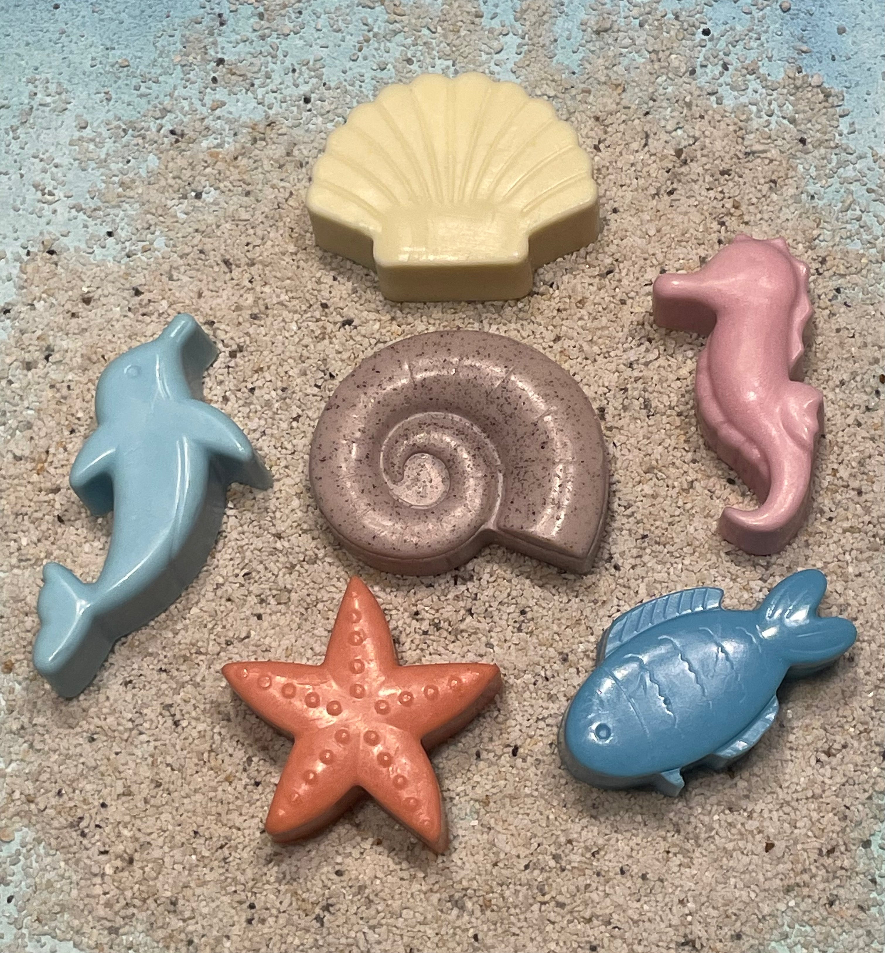 Beach Themed Mini Goat’s Milk Soaps