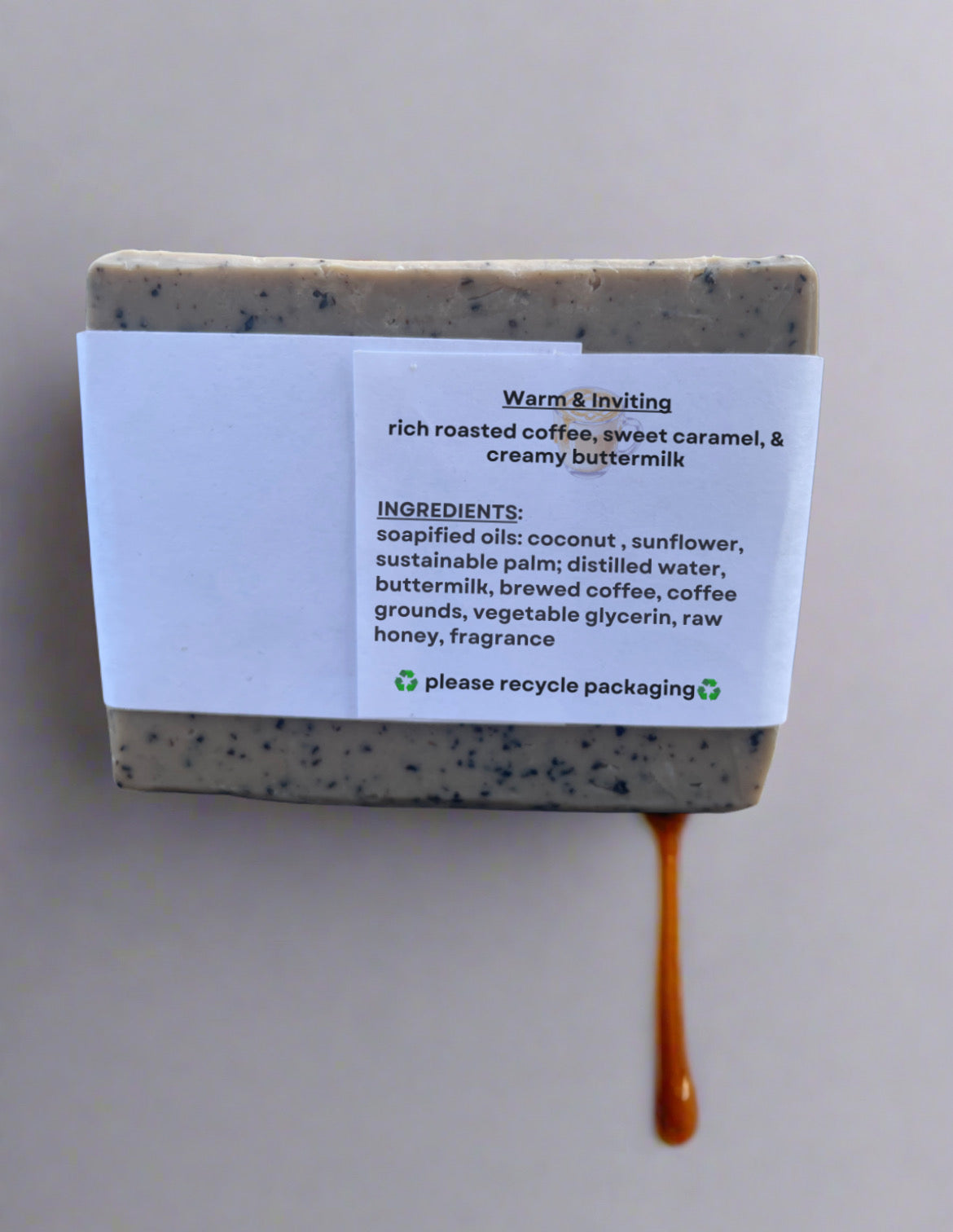 Caramel Coffee Scrub Soap