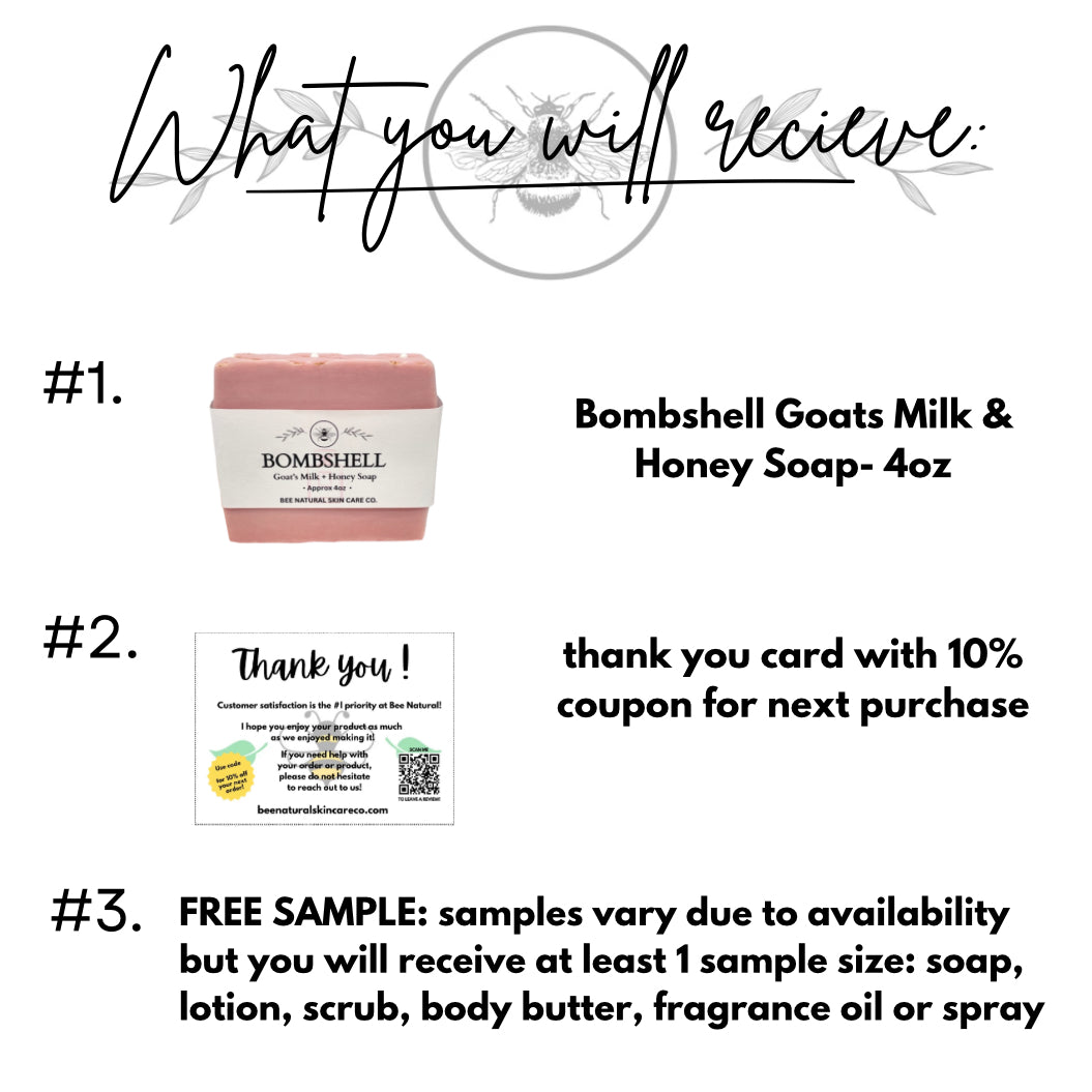 Bombshell Type Goat’s Milk Soap