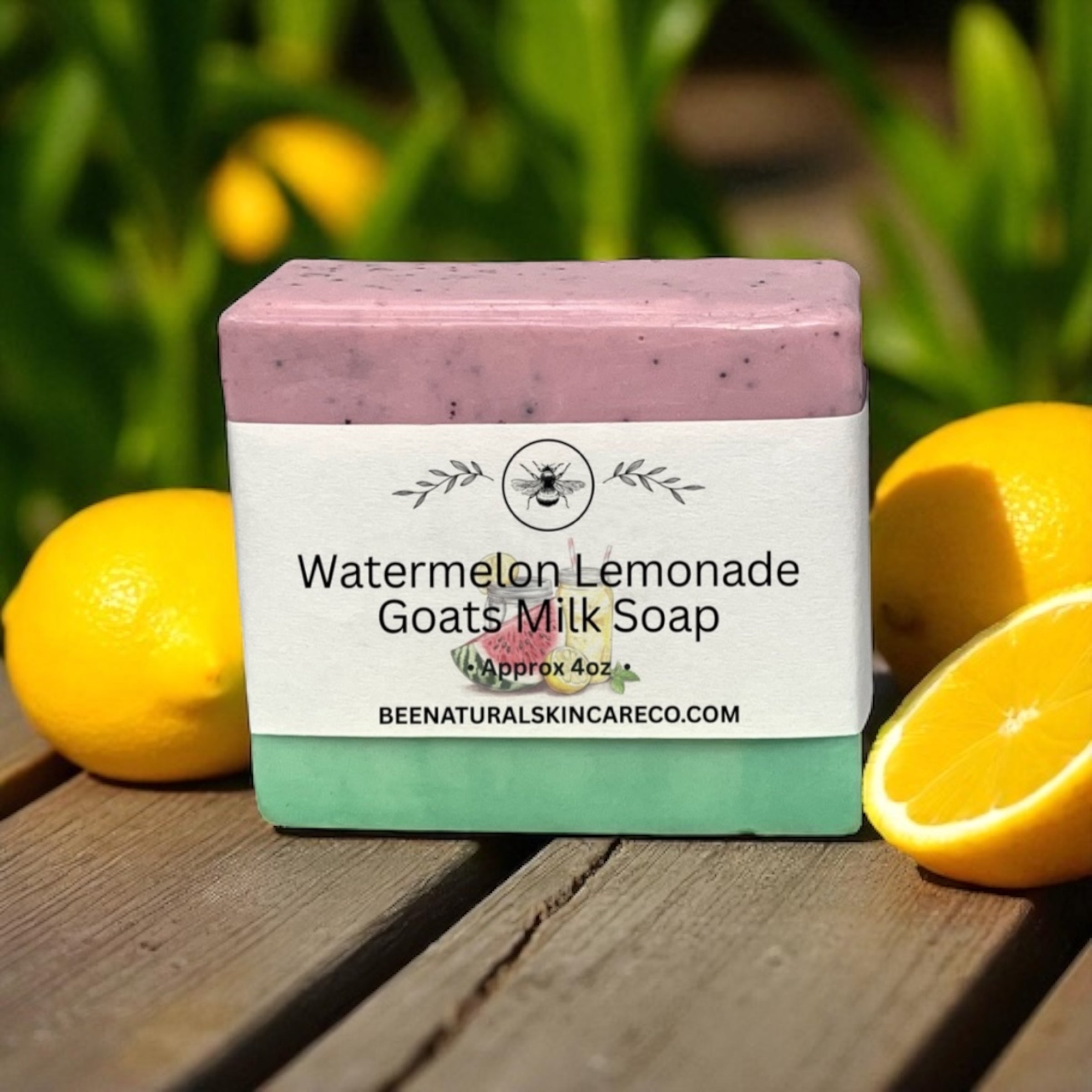 Watermelon Lemonade Goats Milk Soap