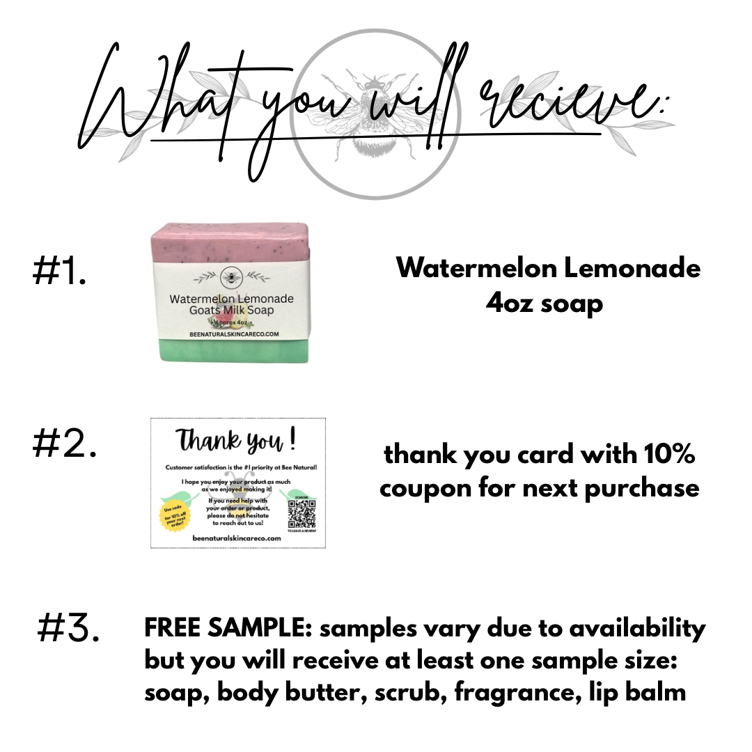 Watermelon Lemonade Goats Milk Soap