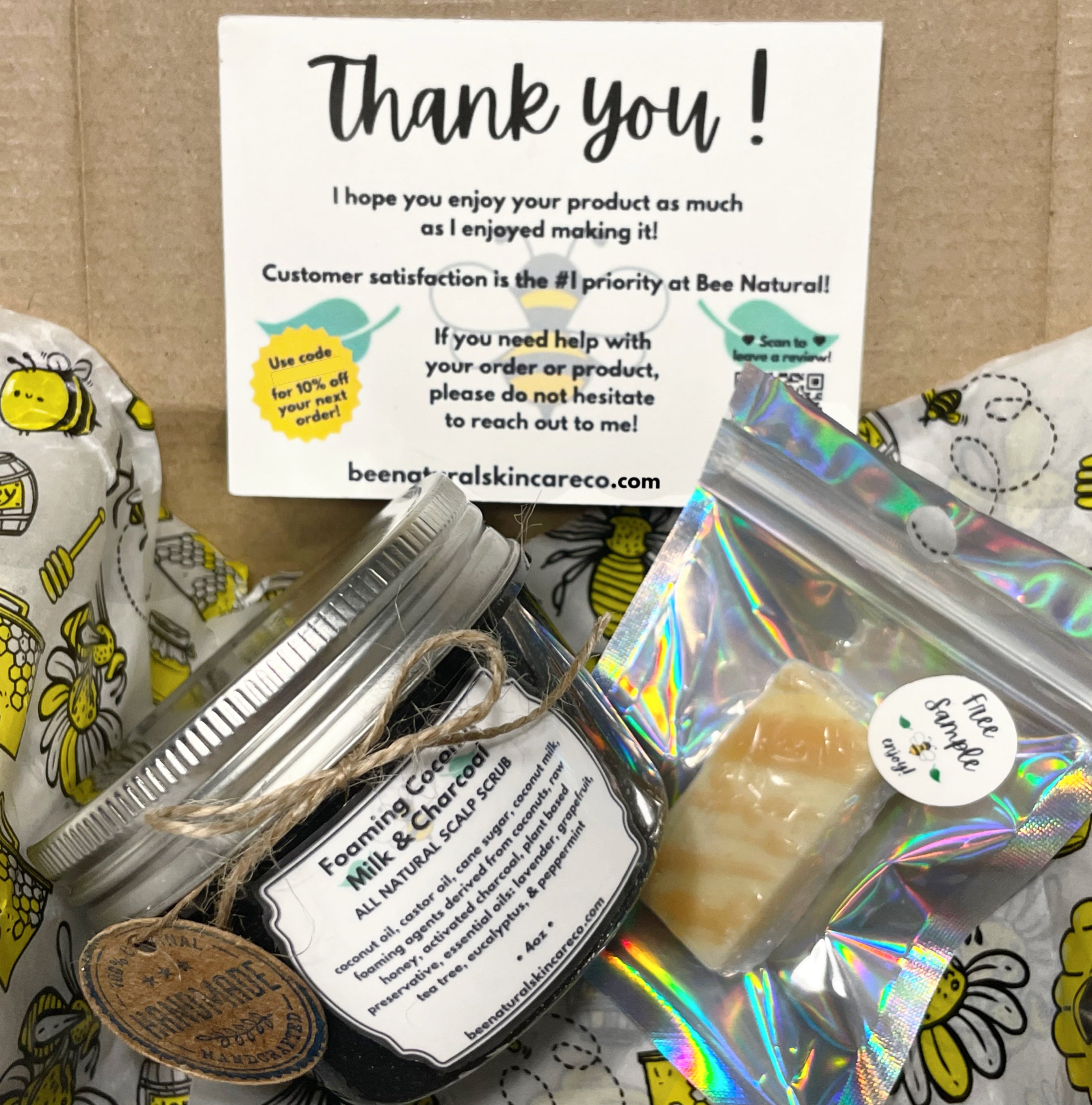 Coconut Milk & Charcoal Scalp Scrub