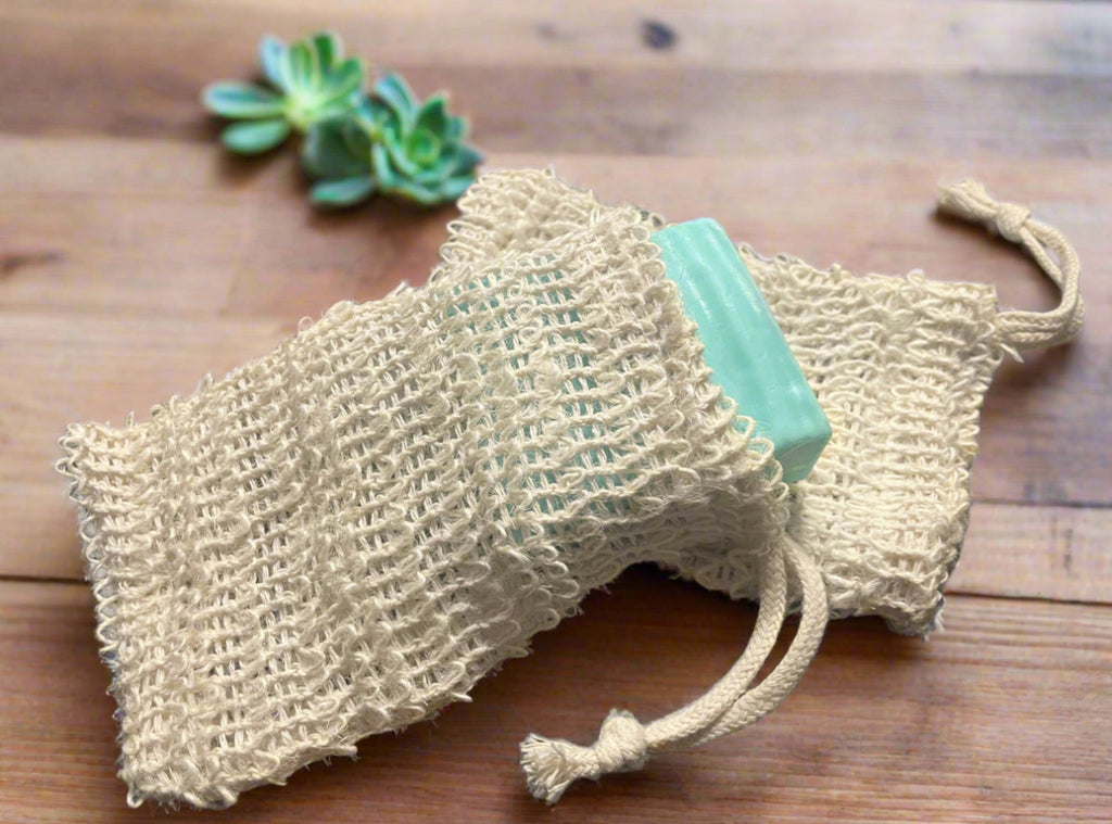 Natural Sisal Soap Saver & Exfoliating Bag