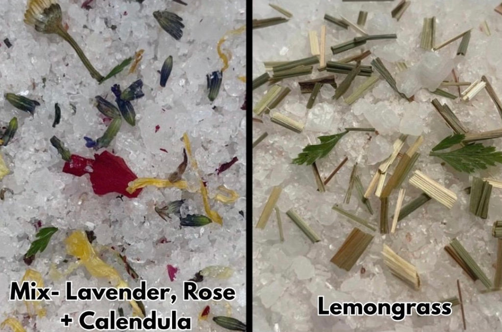 Essential Oil Salt Soaks