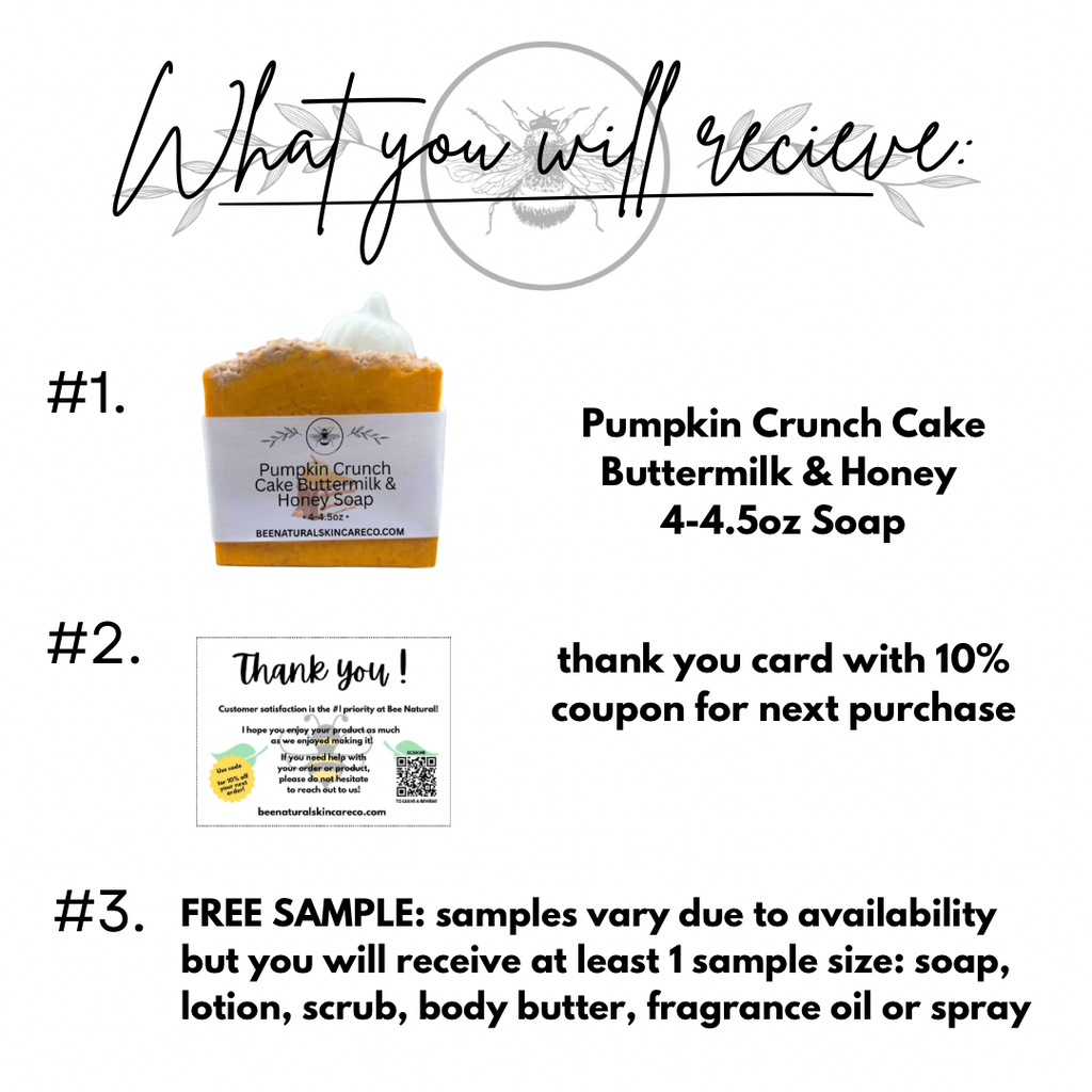 Pumpkin Crunchcake Buttermilk & Honey Soap