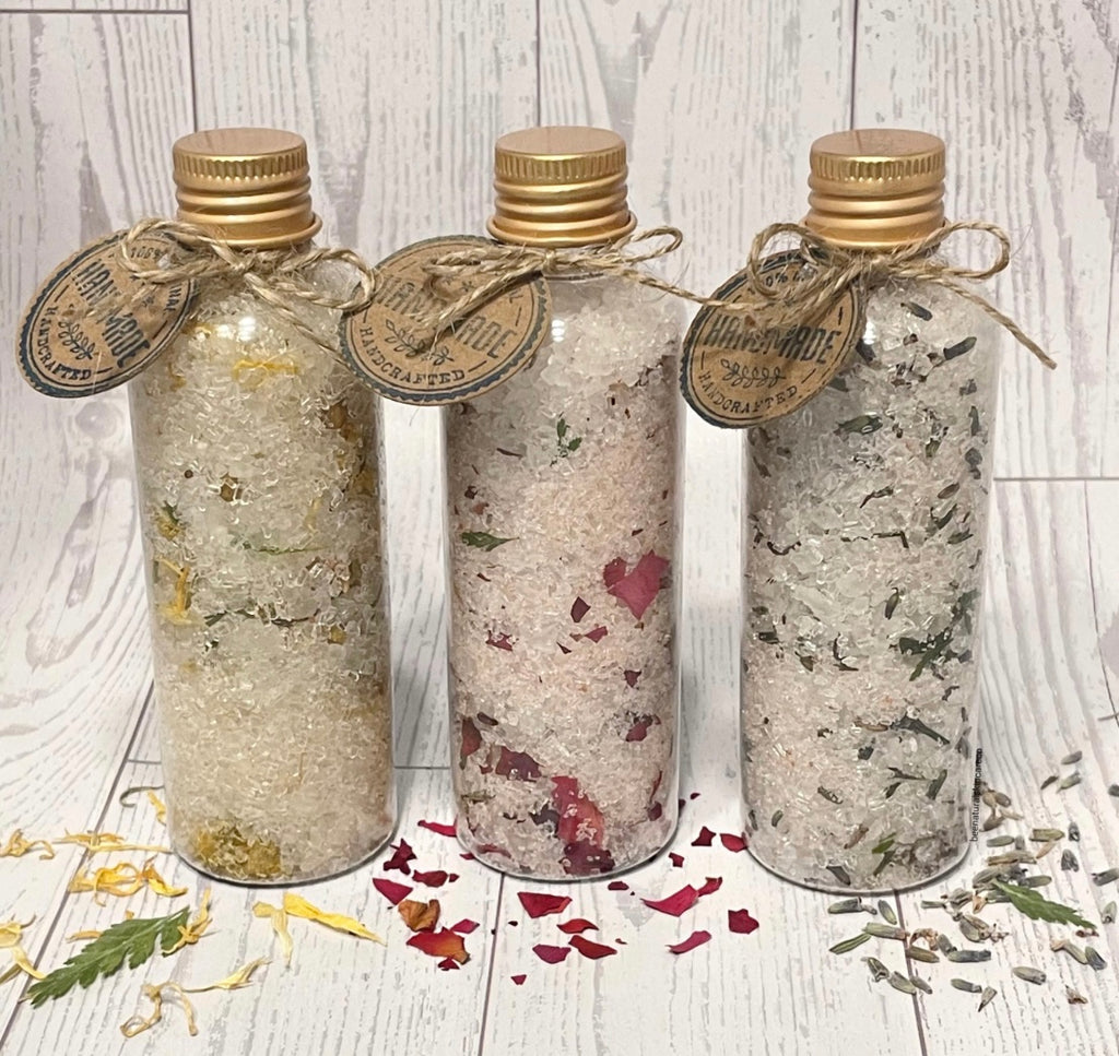 Essential Oil Salt Soaks