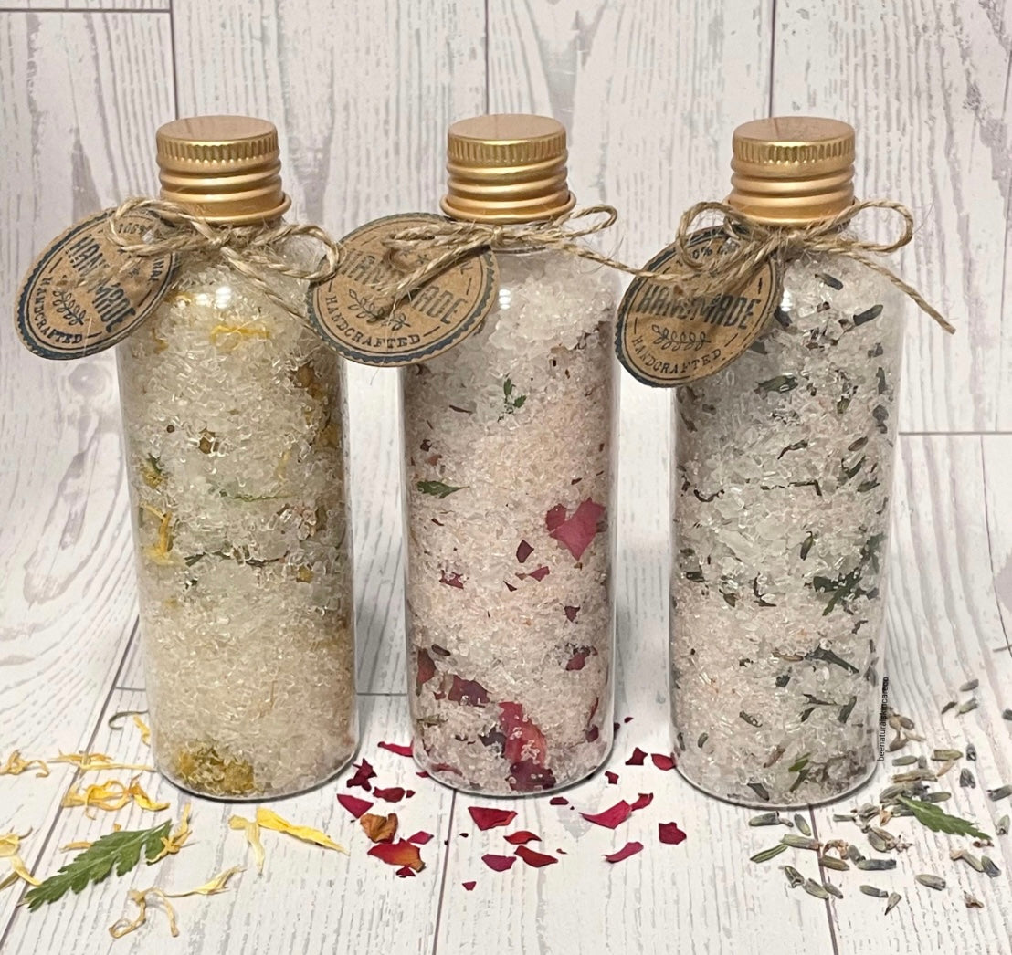 Essential Oil Salt Soaks