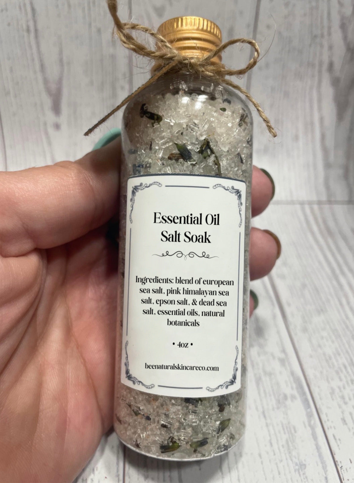 Essential Oil Salt Soaks