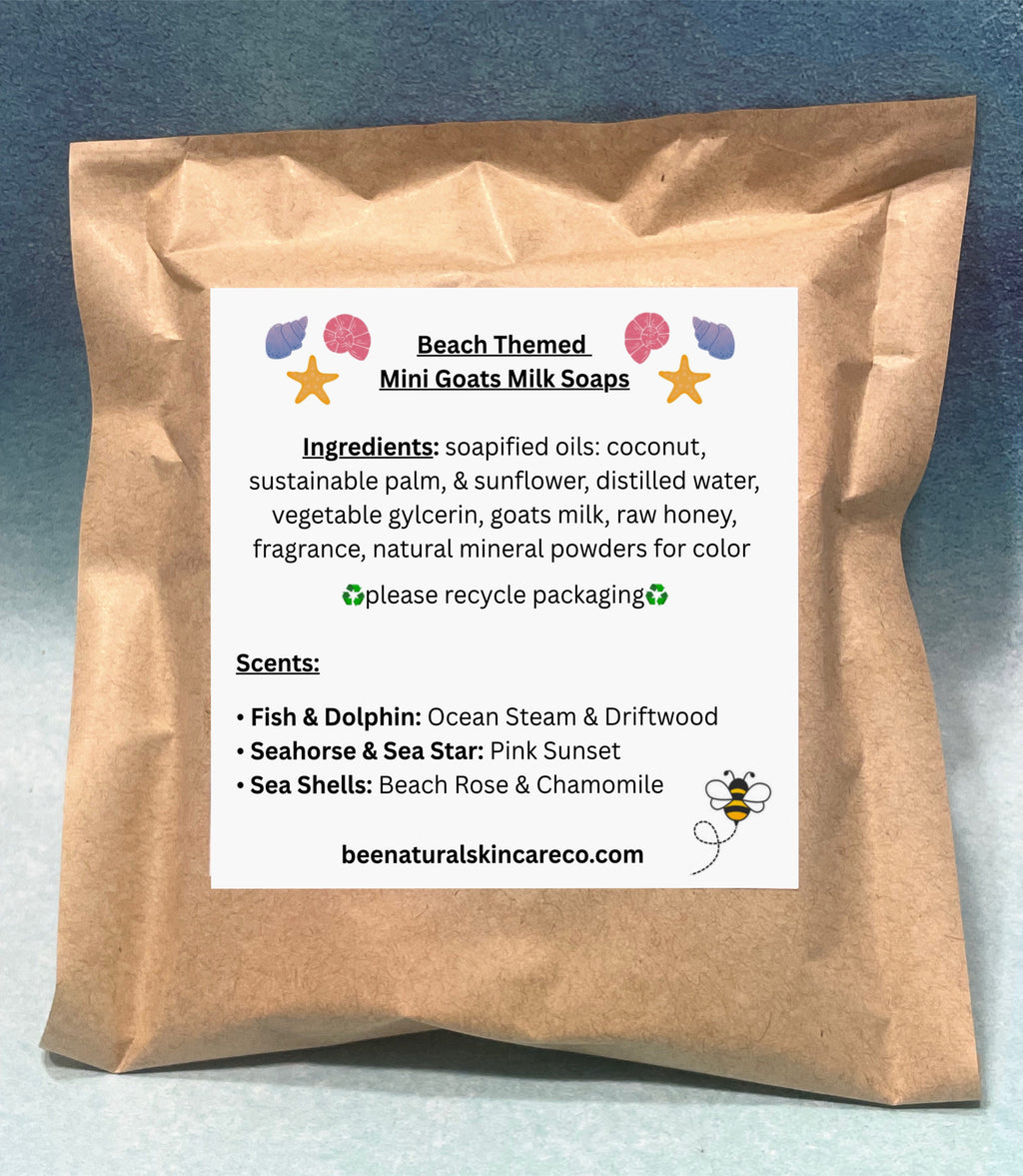 Beach Themed Mini Goat’s Milk Soaps