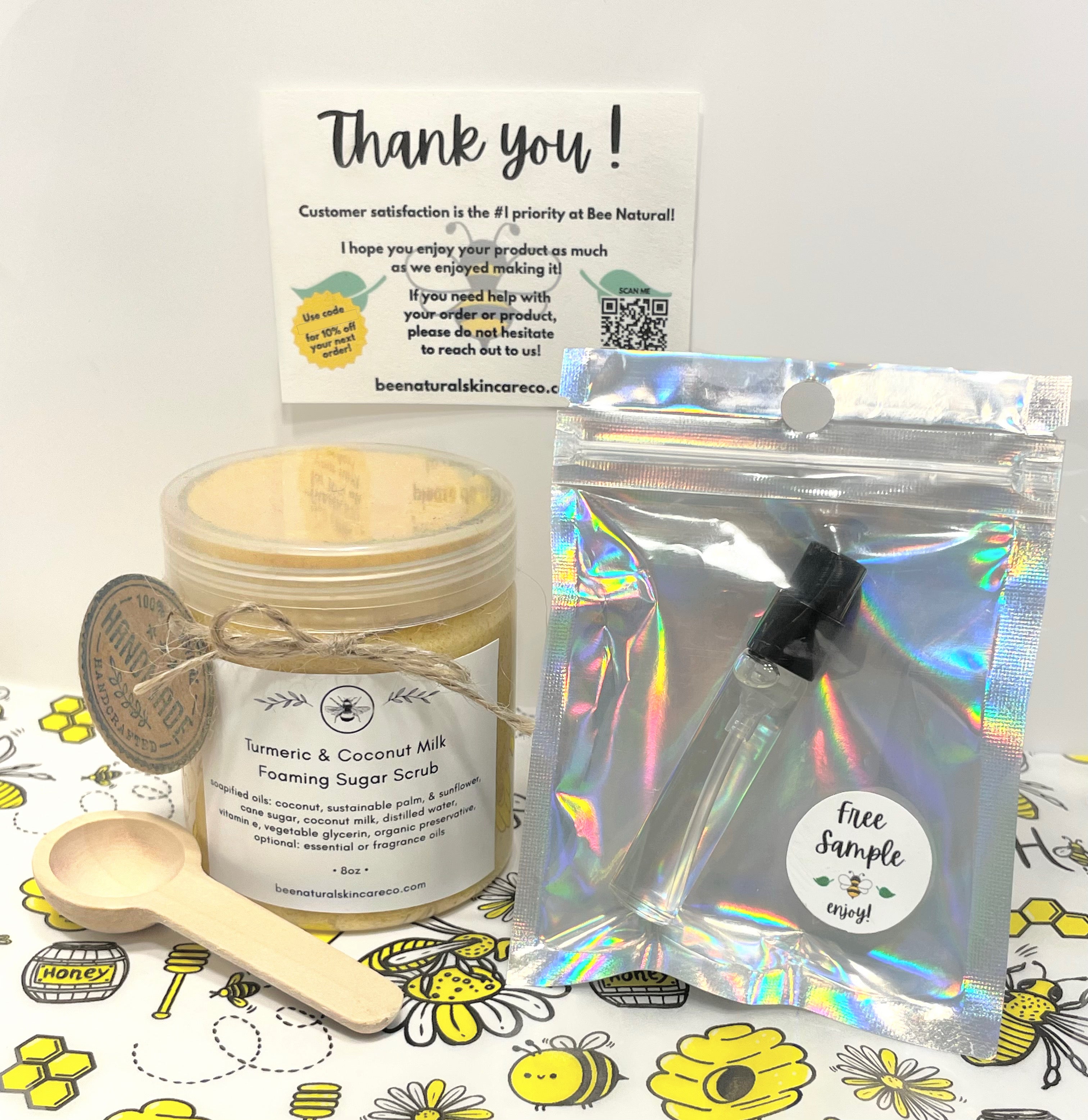 Turmeric & Coconut Milk Sugar Scrubs 🌱vegan friendly🌱