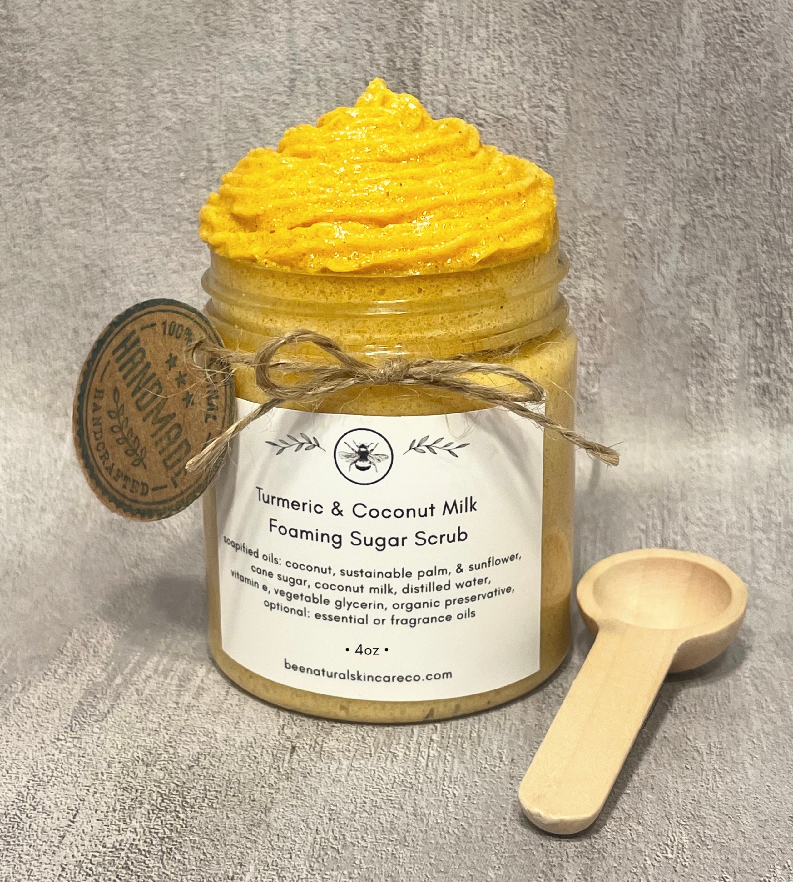 Turmeric & Coconut Milk Sugar Scrubs 🌱vegan friendly🌱