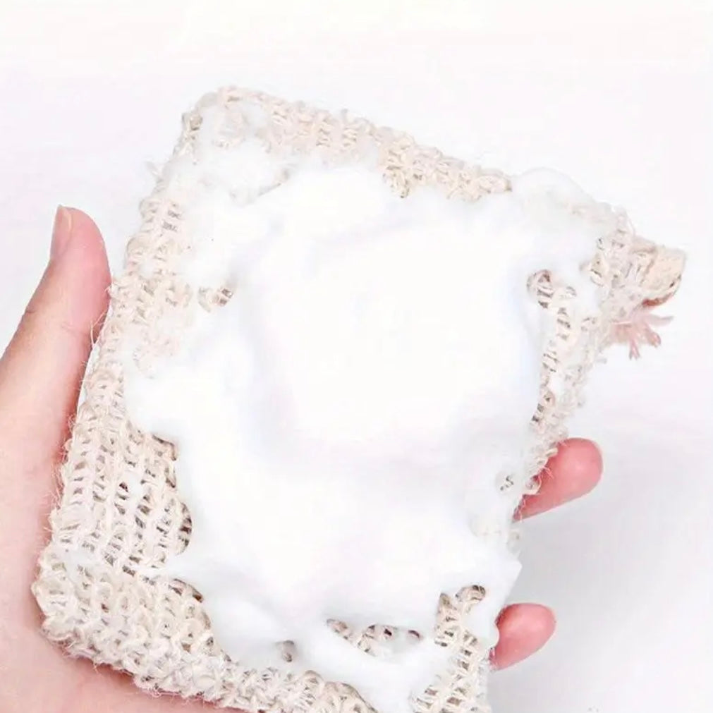 Natural Sisal Soap Saver & Exfoliating Bag