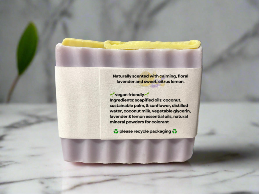 Lavender & Lemon Coconut Milk Soap