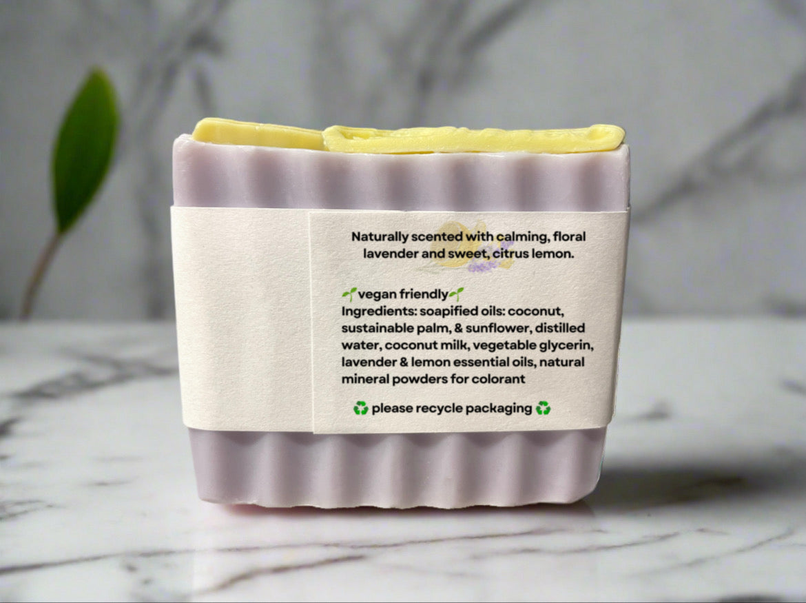 Lavender & Lemon Coconut Milk Soap