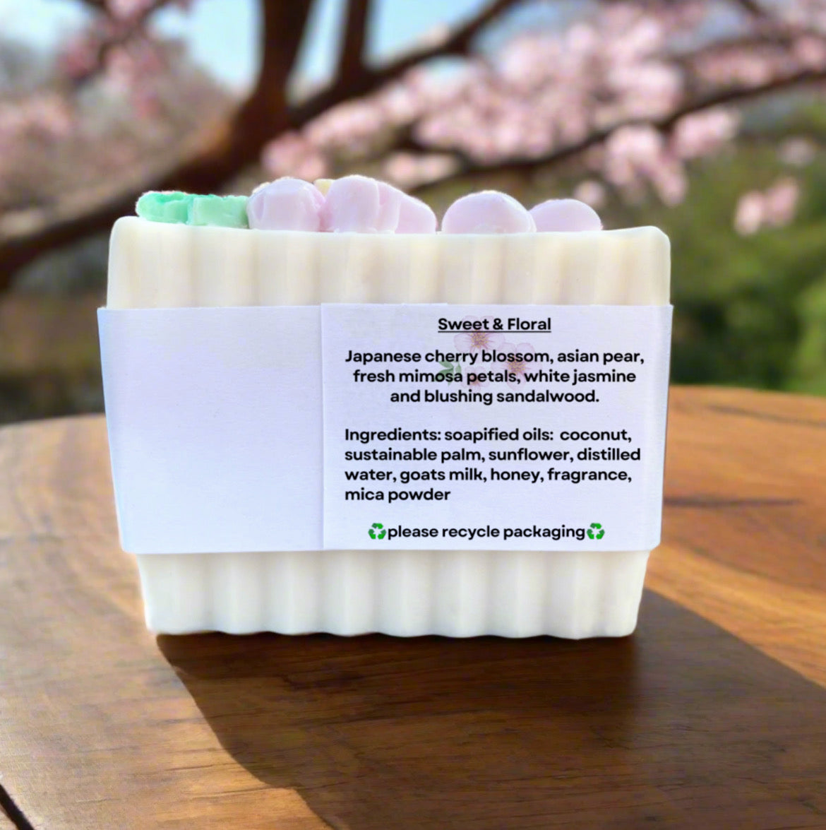 Japanese Cherry Blossom Goat’s Milk & Honey Soap