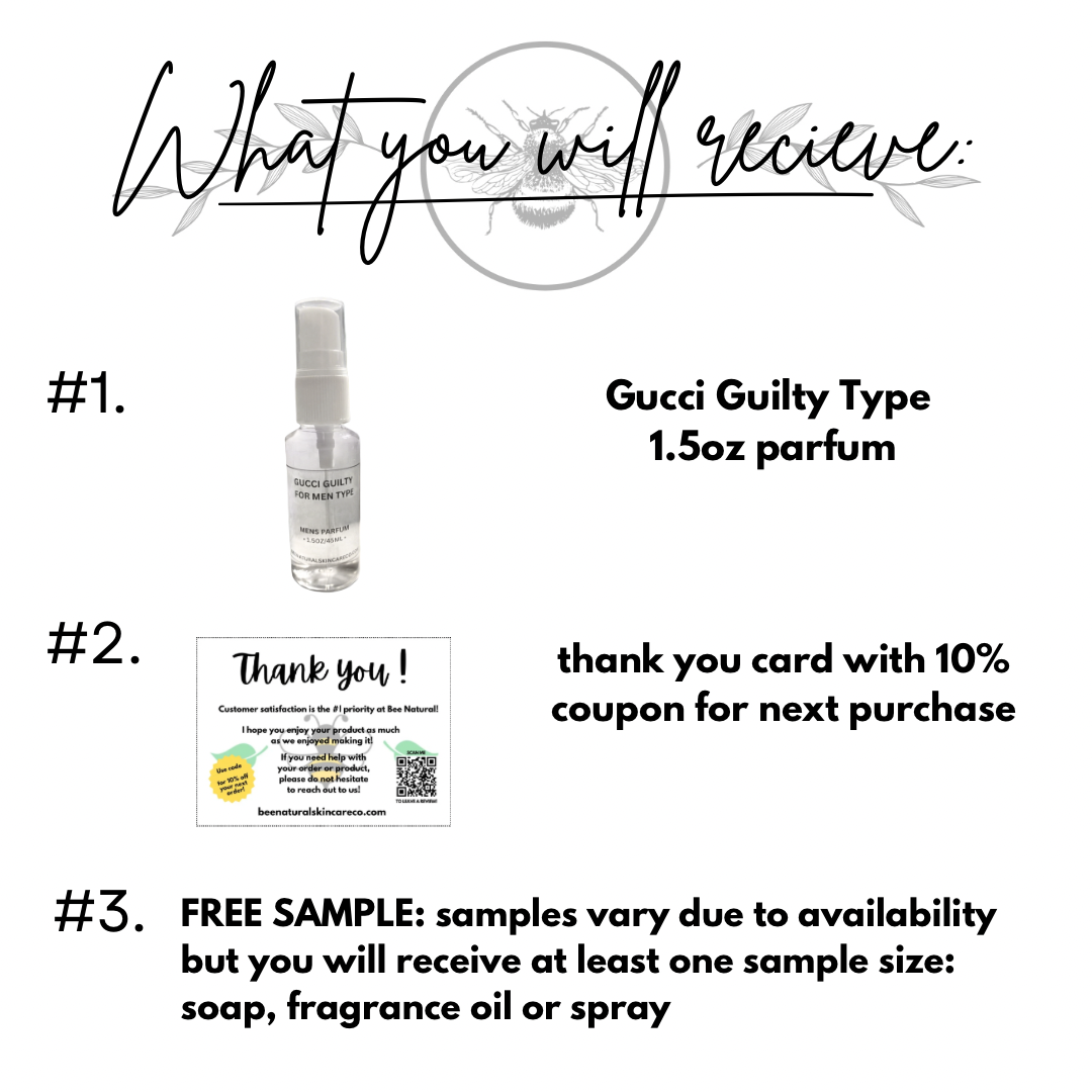 Gulity for Men Type Parfum