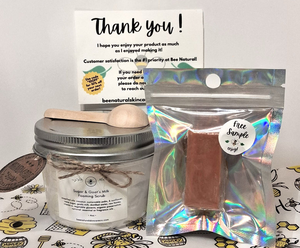 Sugar & Goat's Milk Foaming Scrub