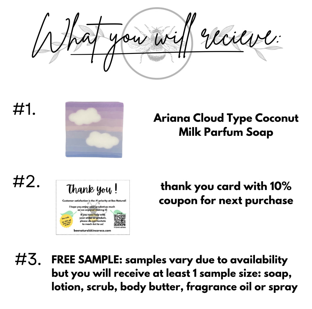 Ariana Cloud Type Coconut Milk Soap