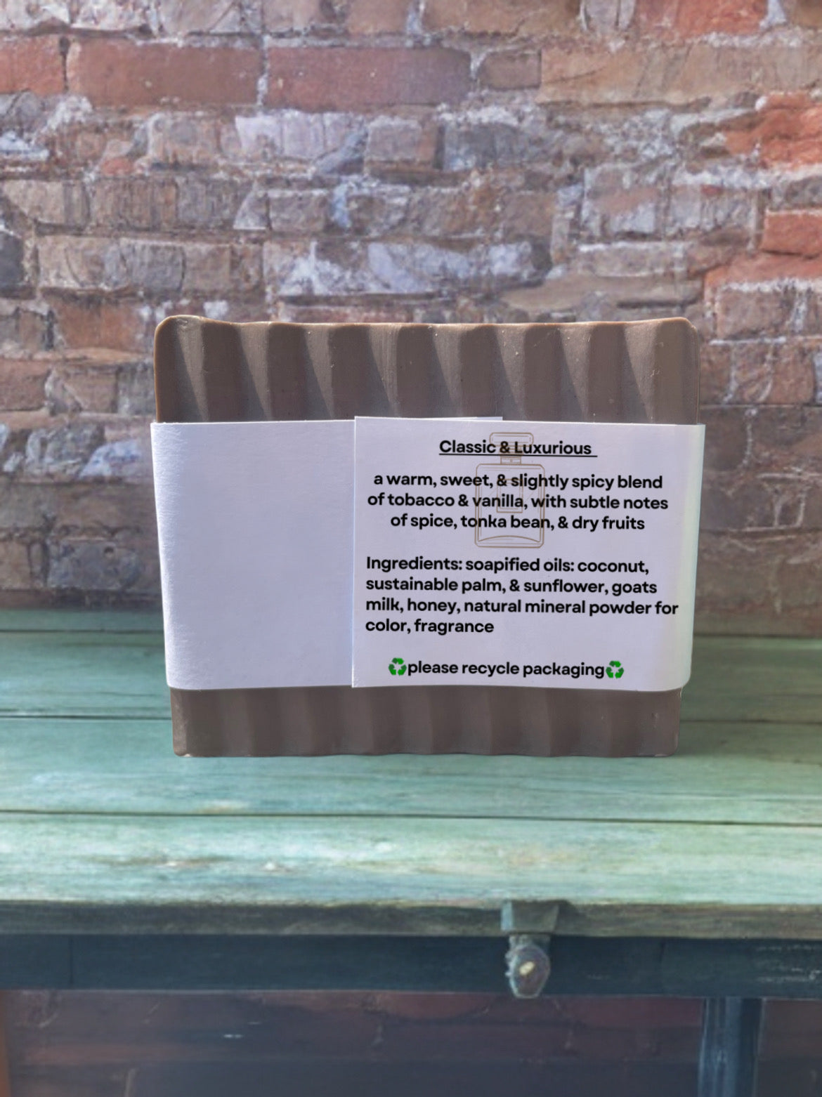 Tobacco Vanille Goats Milk Soap