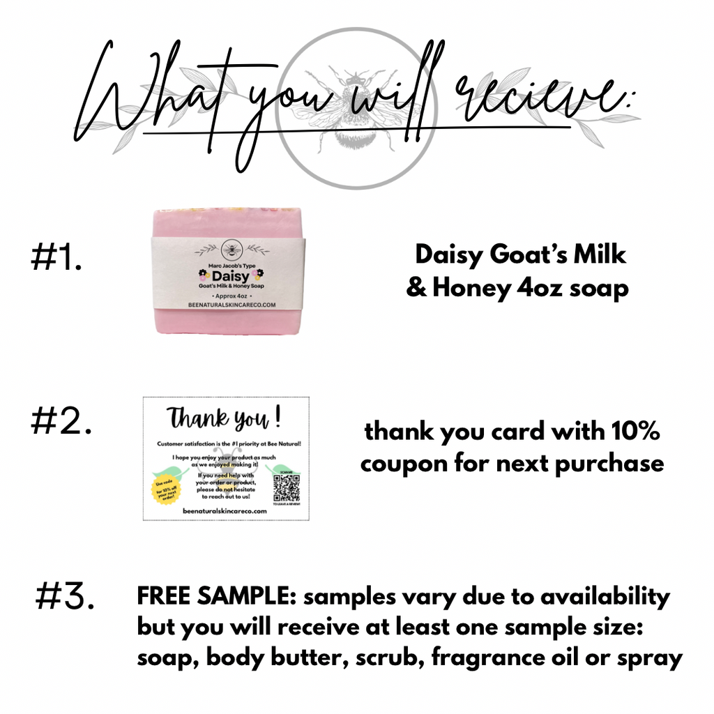 Daisy Goats Milk & Honey Body Bar