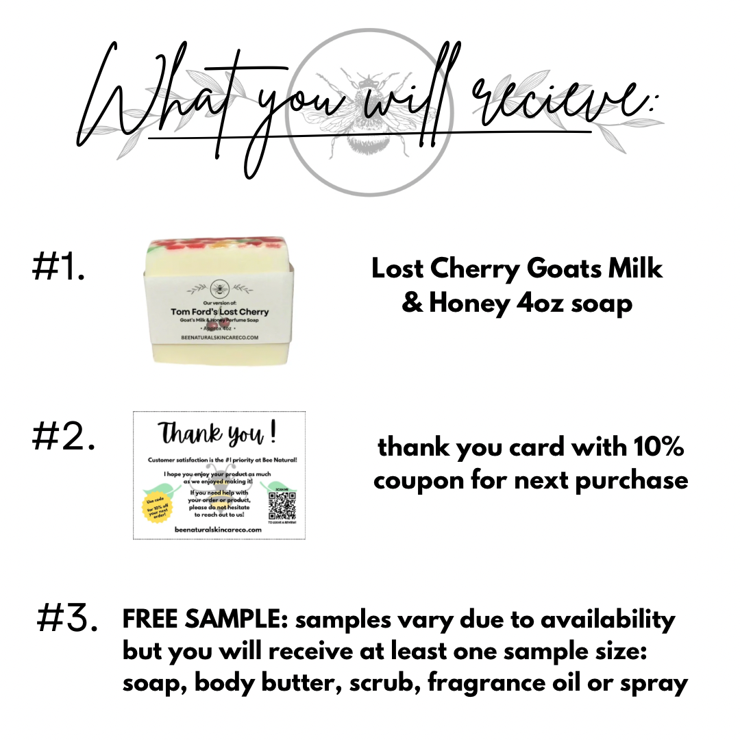 Lost Cherry Goats Milk & Honey Perfume Soap