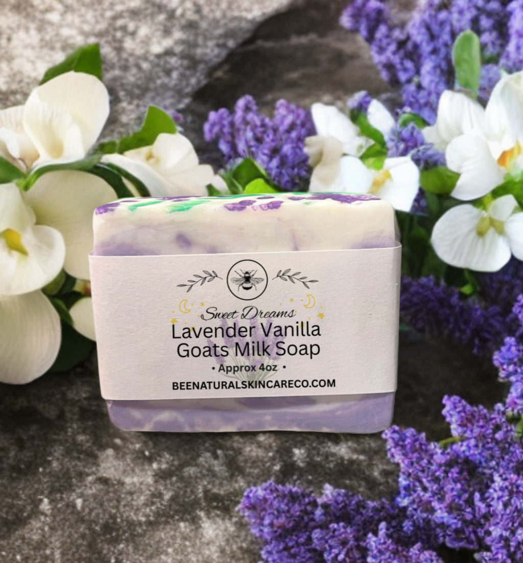 Lavender & Vanilla “Sweet Dreams” Goats Milk Soap- 4oz