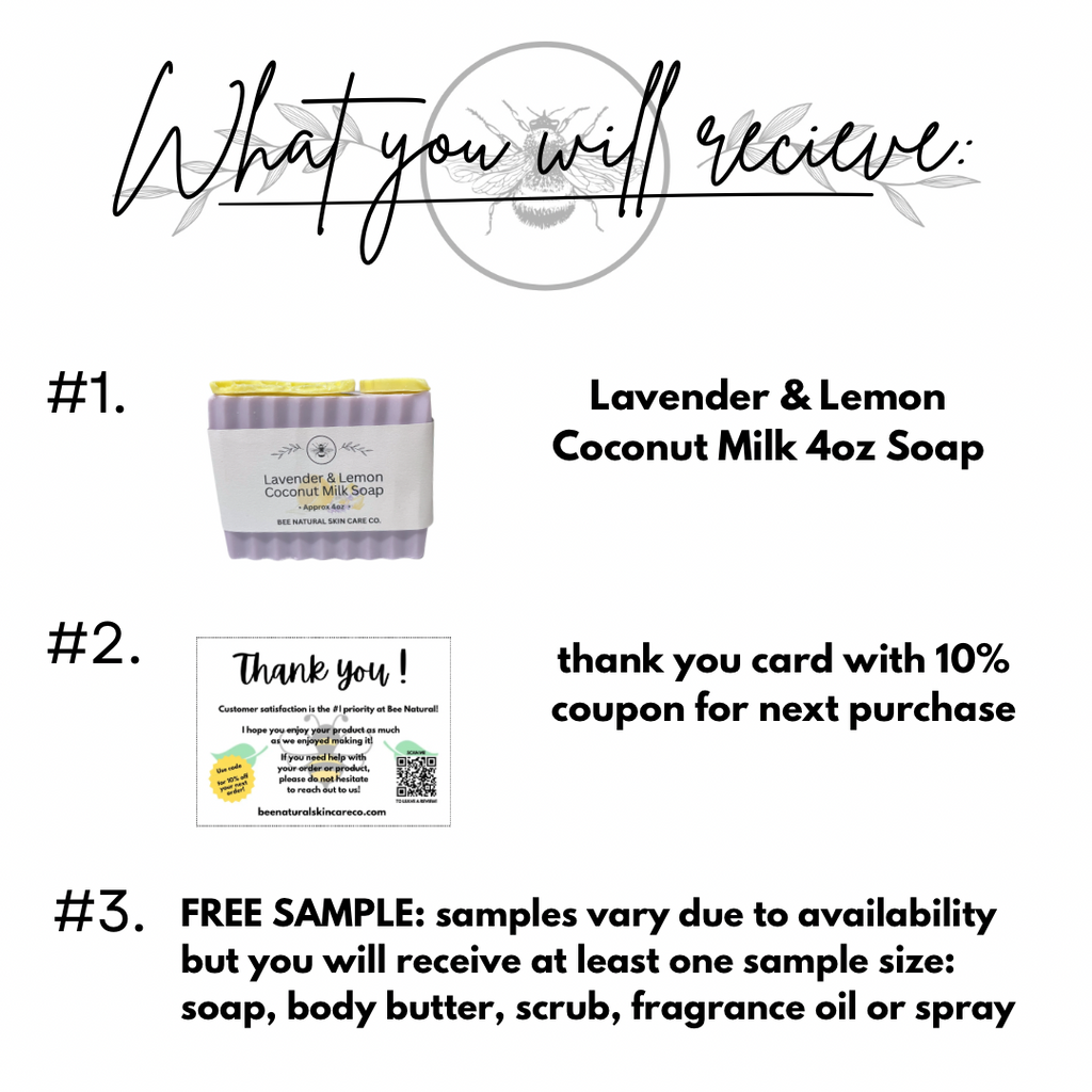 Lavender & Lemon Coconut Milk Soap