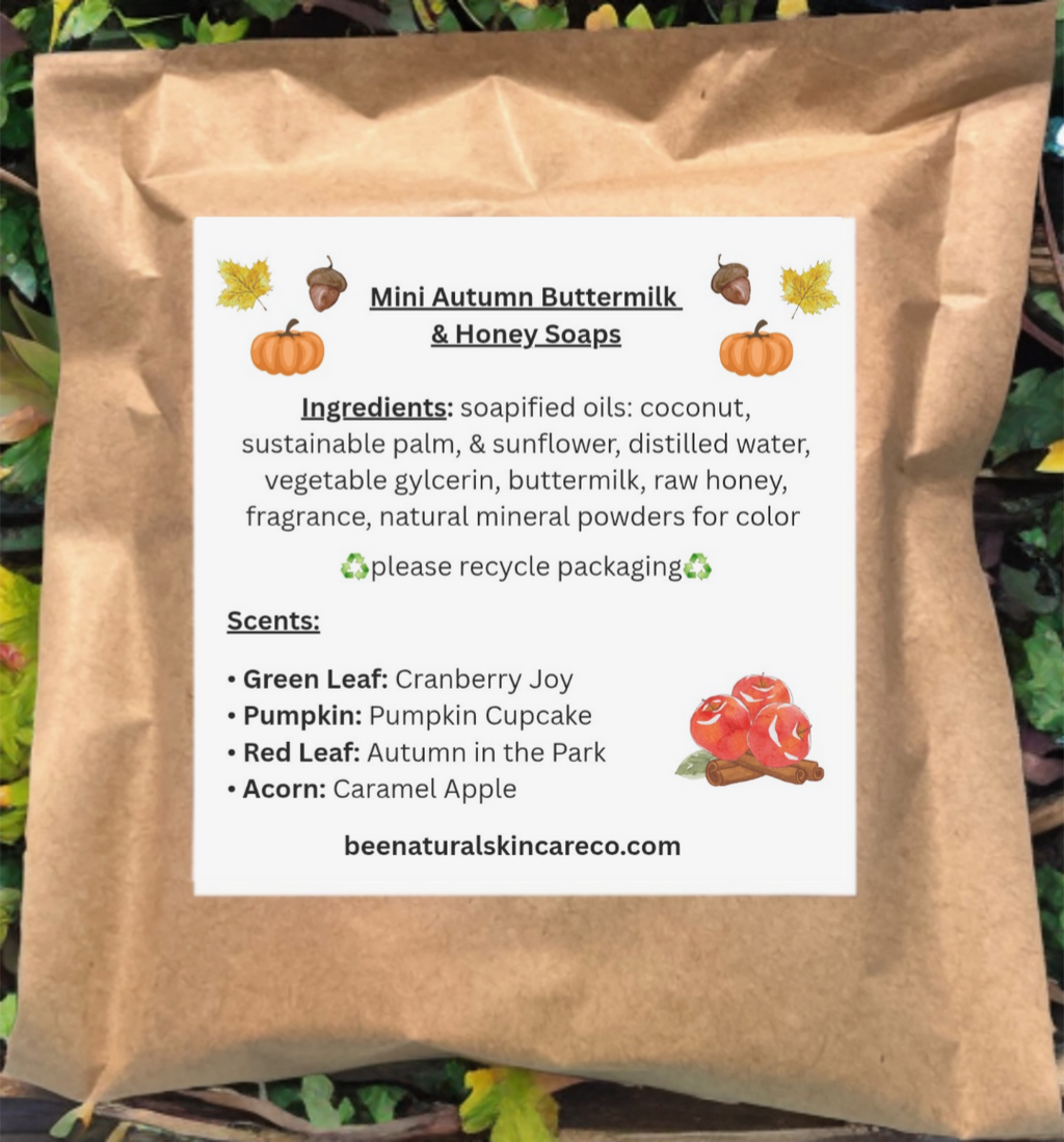 Mini Autumn Buttermilk & Honey Soaps- 4.5oz