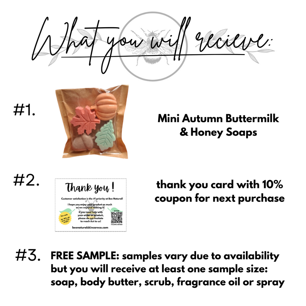 Mini Autumn Buttermilk & Honey Soaps- 4.5oz