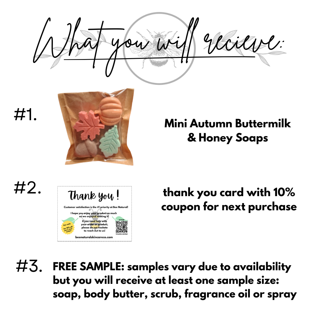 Mini Autumn Buttermilk & Honey Soaps- 4.5oz